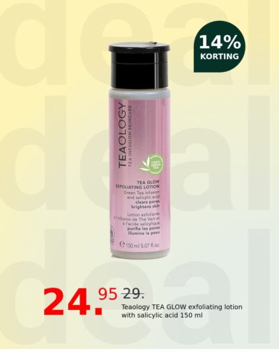 Teaology TEA GLOW exfoliating lotion with salicylic acid 150 ml