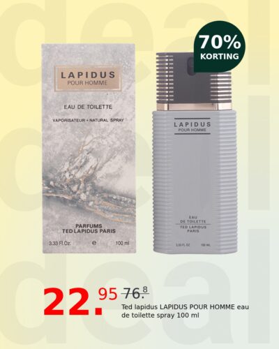 Ted lapidus LAPIDUS POUR HOMME eau de toilette spray 100 ml