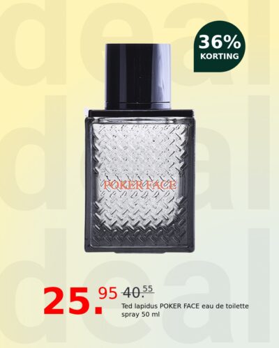 Ted lapidus POKER FACE eau de toilette spray 50 ml