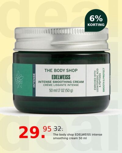 The body shop EDELWEISS intense smoothing cream 50 ml