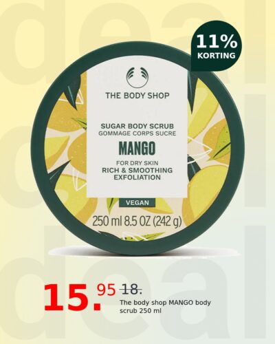 The body shop MANGO body scrub 250 ml