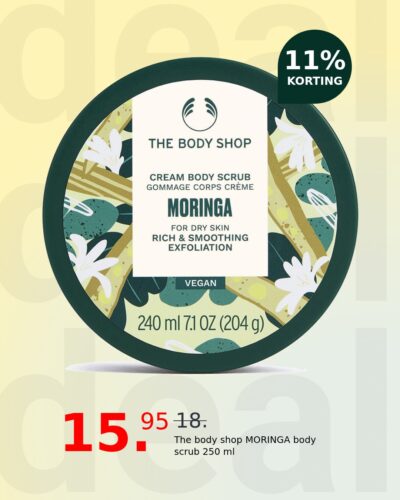 The body shop MORINGA body scrub 250 ml