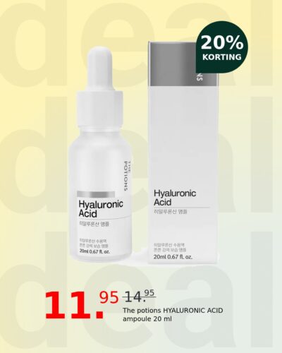 The potions HYALURONIC ACID ampoule 20 ml