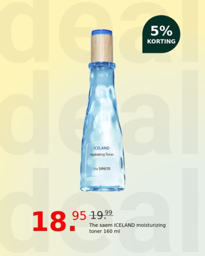 The saem ICELAND moisturizing toner 160 ml