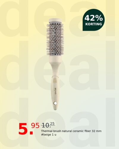 Thermal brush natural ceramic fiber 32 mm #beige 1 u