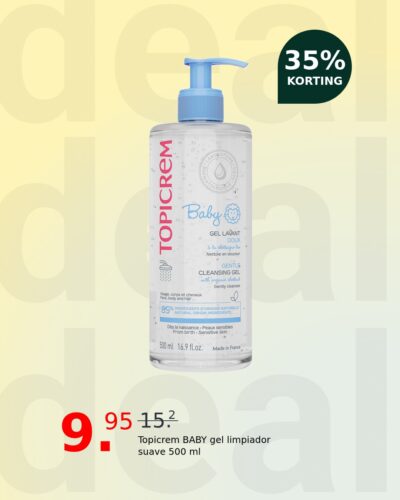 Topicrem BABY gel limpiador suave 500 ml