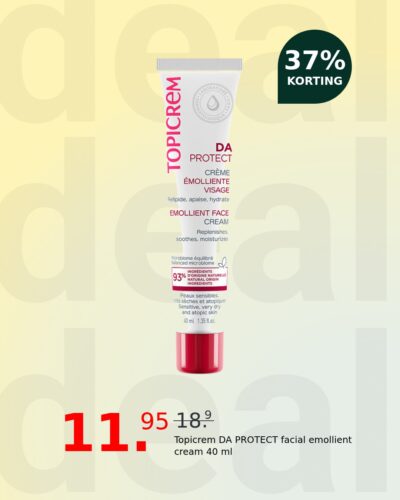 Topicrem DA PROTECT facial emollient cream 40 ml