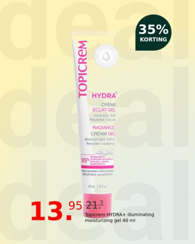 Topicrem HYDRA+ illuminating moisturizing gel 40 ml