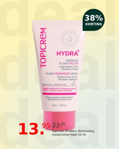 Topicrem HYDRA+ illuminating moisturizing mask 50 ml