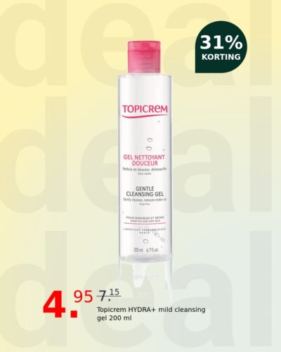 Topicrem HYDRA+ mild cleansing gel 200 ml