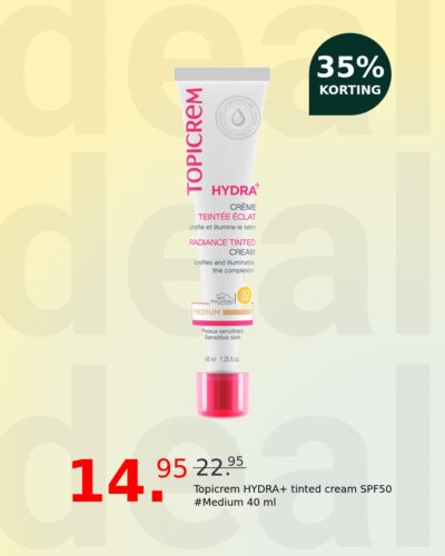 Topicrem HYDRA+ tinted cream SPF50 #Medium 40 ml
