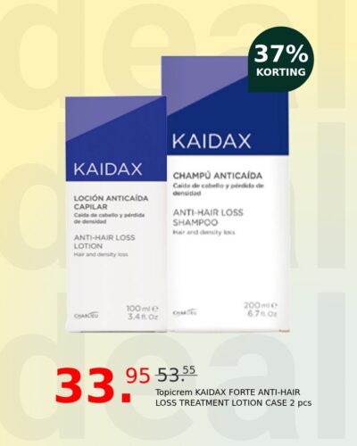 Topicrem KAIDAX FORTE ANTI-HAIR LOSS TREATMENT LOTION CASE 2 pcs