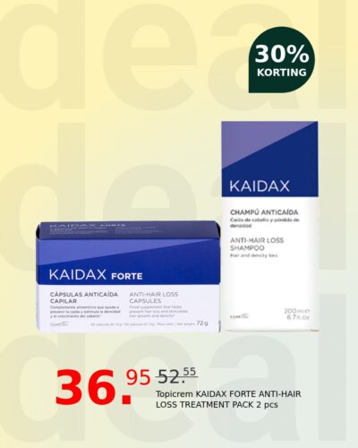 Topicrem KAIDAX FORTE ANTI-HAIR LOSS TREATMENT PACK 2 pcs