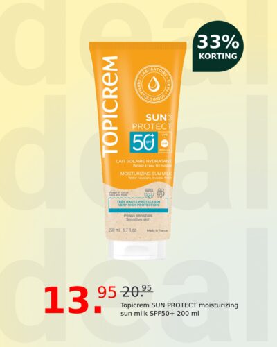 Topicrem SUN PROTECT moisturizing sun milk SPF50+ 200 ml