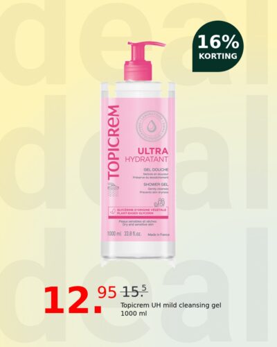 Topicrem UH mild cleansing gel 1000 ml