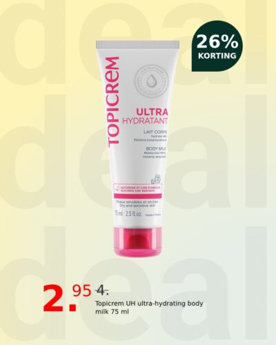 Topicrem UH ultra-hydrating body milk 75 ml