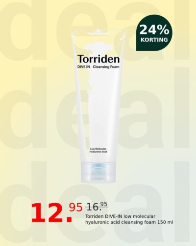 Torriden DIVE-IN low molecular hyaluronic acid cleansing foam 150 ml
