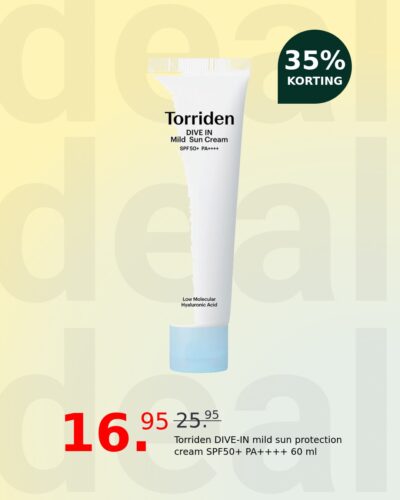 Torriden DIVE-IN mild sun protection cream SPF50+ PA++++ 60 ml