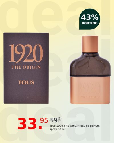 Tous 1920 THE ORIGIN eau de parfum spray 60 ml