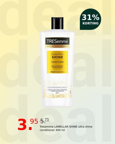 Tresemme LAMELLAR SHINE ultra shine conditioner 400 ml
