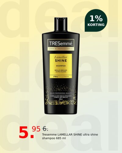 Tresemme LAMELLAR SHINE ultra shine shampoo 685 ml