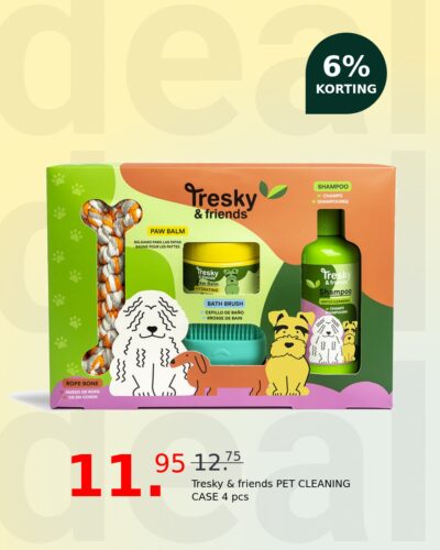 Tresky & friends PET CLEANING CASE 4 pcs