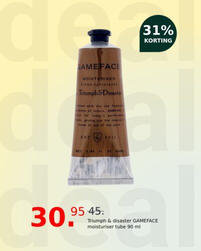 Triumph & disaster GAMEFACE moisturiser tube 90 ml