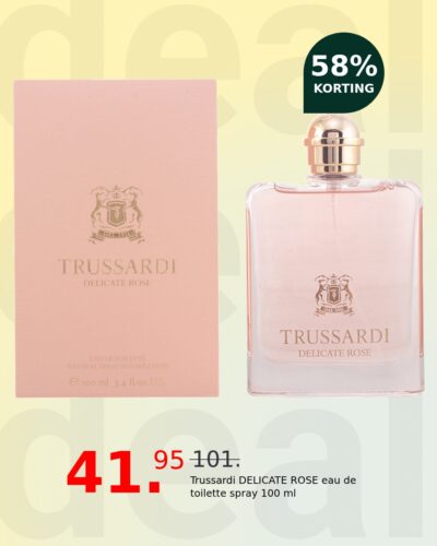 Trussardi DELICATE ROSE eau de toilette spray 100 ml