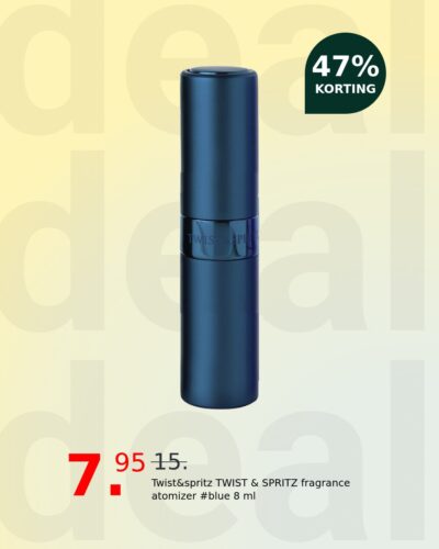 Twist&spritz TWIST & SPRITZ fragrance atomizer #blue 8 ml