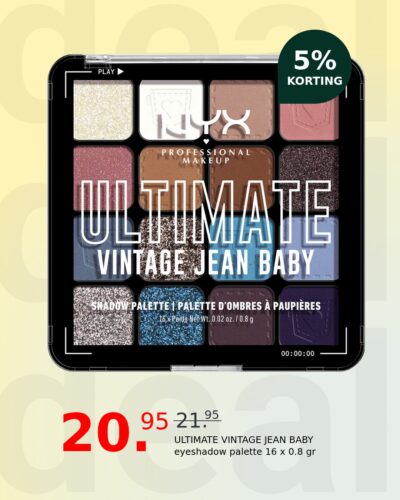ULTIMATE VINTAGE JEAN BABY eyeshadow palette 16 x 0.8 gr