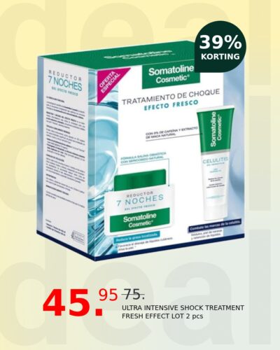 ULTRA INTENSIVE SHOCK TREATMENT FRESH EFFECT LOT 2 pcs