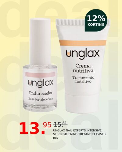 UNGLAX NAIL EXPERTS INTENSIVE STRENGTHENING TREATMENT CASE 2 pcs