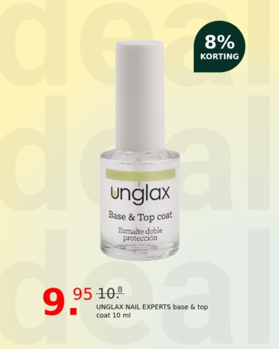 UNGLAX NAIL EXPERTS base & top coat 10 ml