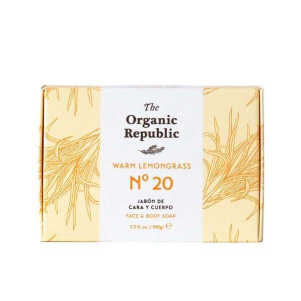 The organic republic Lemongrass soap 100 gr