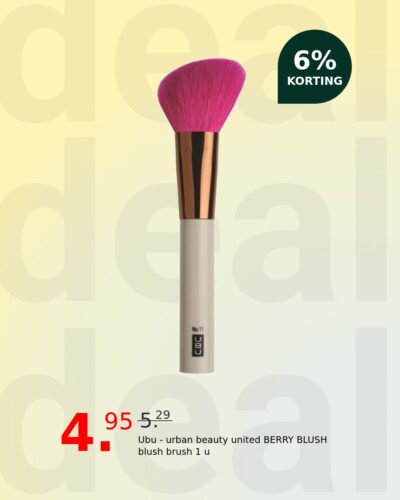 Ubu - urban beauty united BERRY BLUSH blush brush 1 u