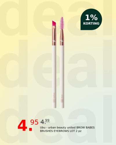 Ubu - urban beauty united BROW BABES BRUSHES EYEBROWS LOT 2 pz