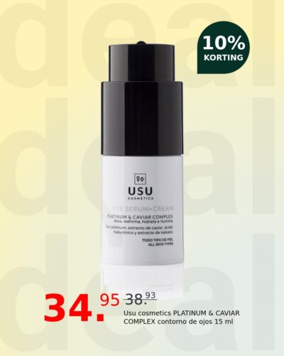 Usu cosmetics PLATINUM & CAVIAR COMPLEX contorno de ojos 15 ml