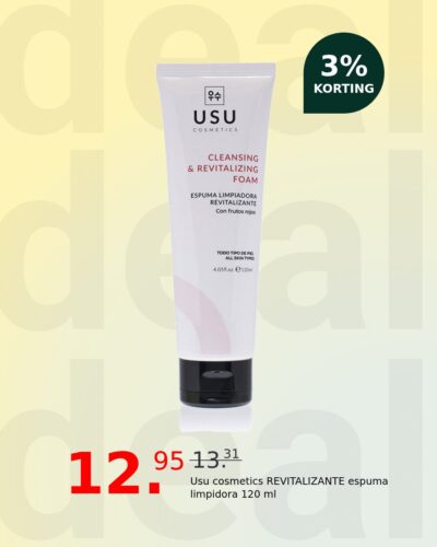 Usu cosmetics REVITALIZANTE espuma limpidora 120 ml