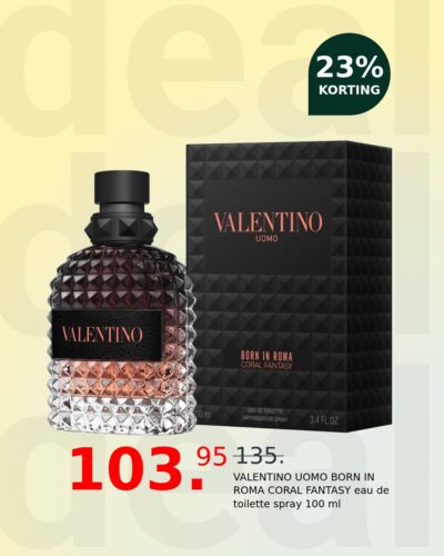 VALENTINO UOMO BORN IN ROMA CORAL FANTASY eau de toilette spray 100 ml