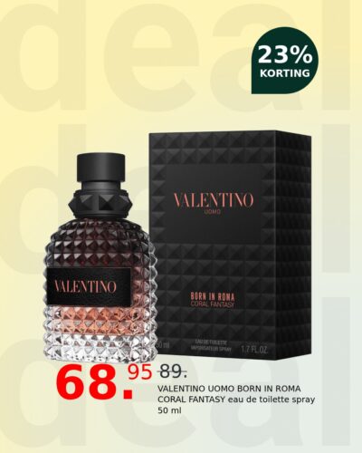VALENTINO UOMO BORN IN ROMA CORAL FANTASY eau de toilette spray 50 ml