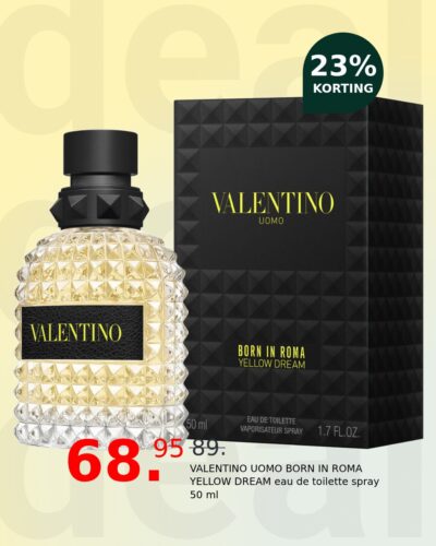 VALENTINO UOMO BORN IN ROMA YELLOW DREAM eau de toilette spray 50 ml