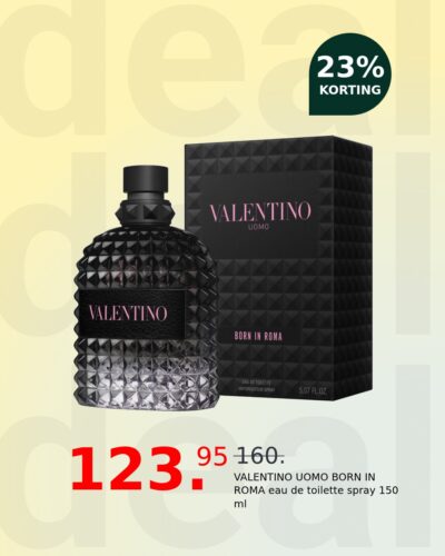 VALENTINO UOMO BORN IN ROMA eau de toilette spray 150 ml