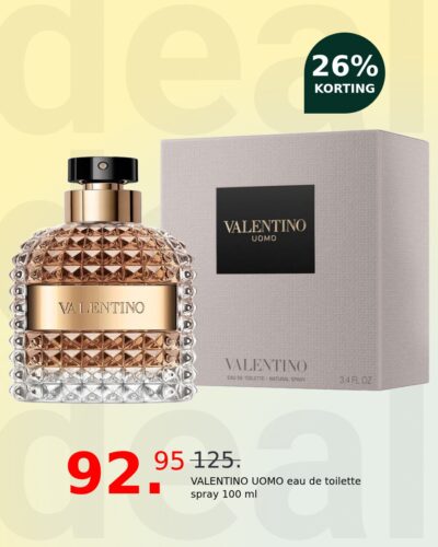 VALENTINO UOMO eau de toilette spray 100 ml