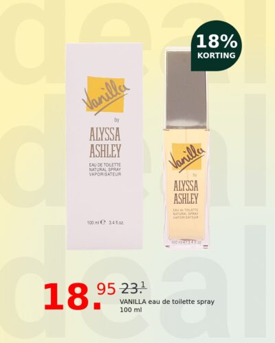 VANILLA eau de toilette spray 100 ml