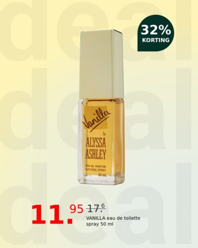 VANILLA eau de toilette spray 50 ml