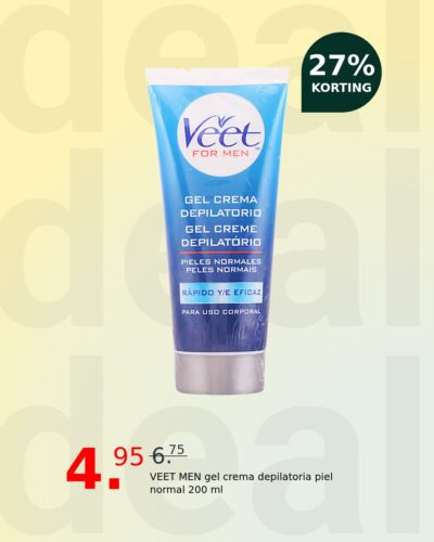 VEET MEN gel crema depilatoria piel normal 200 ml