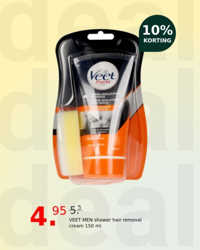 VEET MEN shower hair removal cream 150 ml