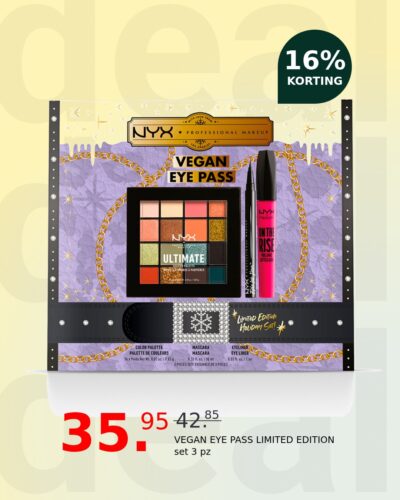 VEGAN EYE PASS LIMITED EDITION set 3 pz