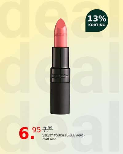 VELVET TOUCH lipstick #002-matt rose