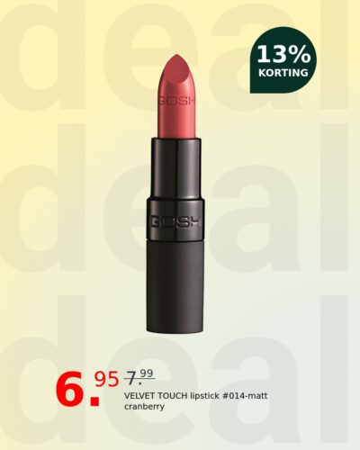 VELVET TOUCH lipstick #014-matt cranberry